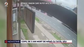 Copil de 3 ani mort de mână cu tatăl său